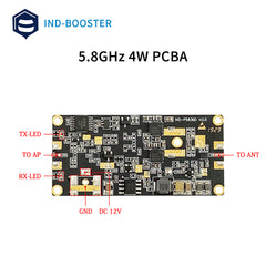 5.8GHz 4w bidirectional amplifier PCBA board drone signal booster part 36dBm