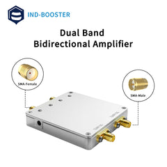 Two input two output dual band 2.4GHz 5.8GHz 4watt bidirectional amplifier