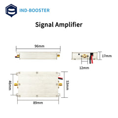 1.6GHz high power RF unidirectional amplifier Only transmission gain