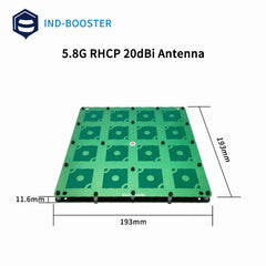 High gain 5.5-5.9GHz 5800MHz 20dBi gain panel antenna directional antenna