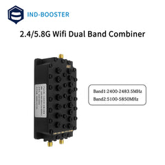 Dual band signal combiner 2400-2483MHz 5100-5850MHz wide band signal combiner device