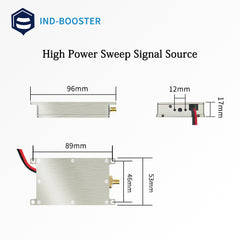 1.2GHz high power signal sweep source jammer module SMA type with GaN