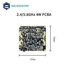 2.4GHz 5.8GHz dual band 4w bidirectional amplifier PCBA board drone signal booster part 36dBm