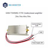6000-7200MHz Wideband RF Transmitter Amplifier High Transmission Gain 6.1-7.2 GHz Wireless Signal booster