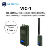 IND-Booster VIC-1 0.9GHz 900-1100MHz 50W Portable FPV Drone Jammer
