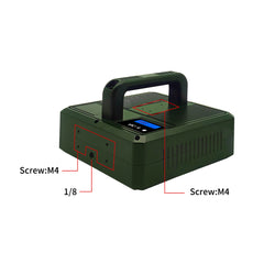 40 watt high power portable anti drone device VIC-4 for long distance UAV signal blocking