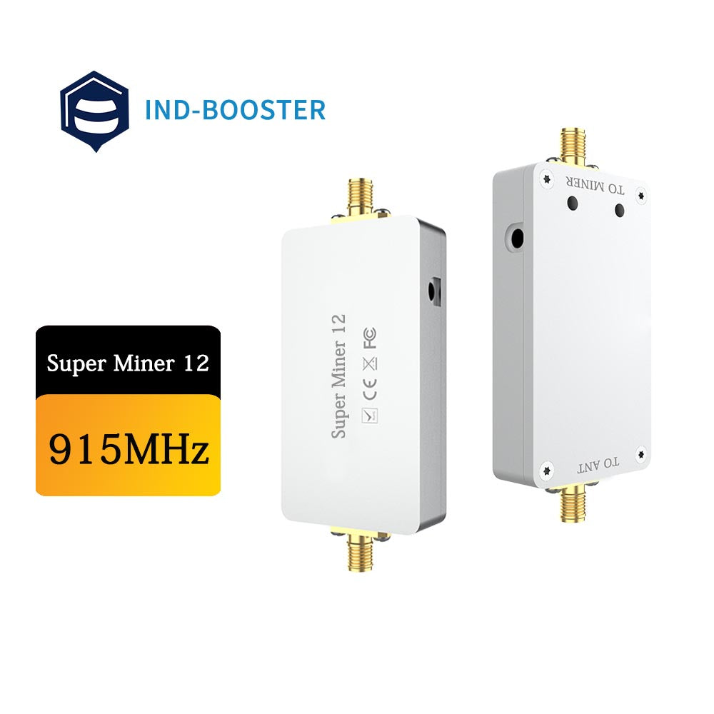 Dual band Helium 868MHz and 915MHz bidirectional amplifier signal booster for mining and IOT