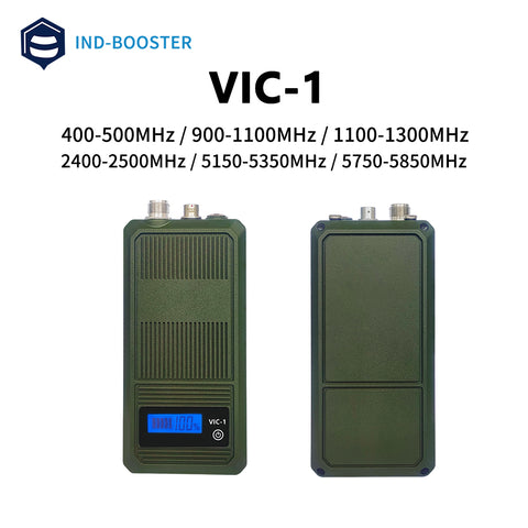 IND-Booster VIC-1 0.9GHz 900-1100MHz 50W Portable FPV Drone Jammer