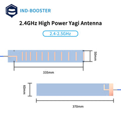 2.4GHz 13dBi  High gain directional antenna Yagi antenna drone fpv antenna