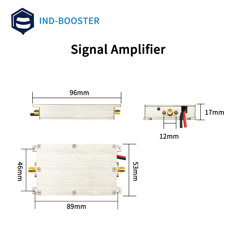 2.4GHz high power RF unidirectional amplifier Only transmission gain