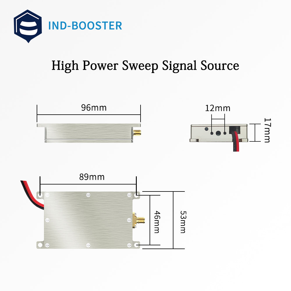 2.4GHz 2300-2500MHz high power signal sweep source  RF module jammer module SMA type with GaN