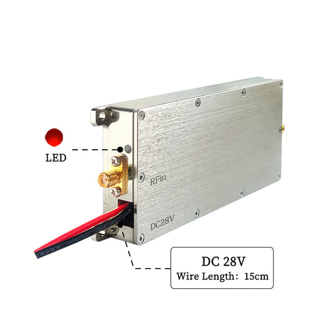 High-Power Unidirectional Amplifier | 2.4GHz 46dBm TX Booster with circulator
