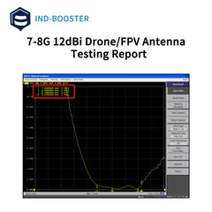 Ultra Low Weight Airborne antenna drone carrying antenna 7-8 GHz 12dBi gain antenna