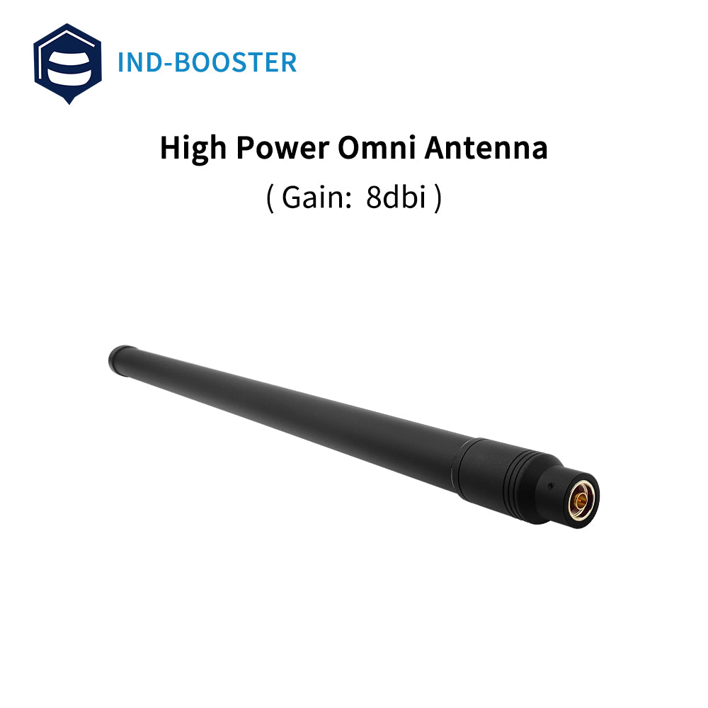 High gain omnidirectional antenna +8dbi Ind booster 2.4GHz 5.8GHz