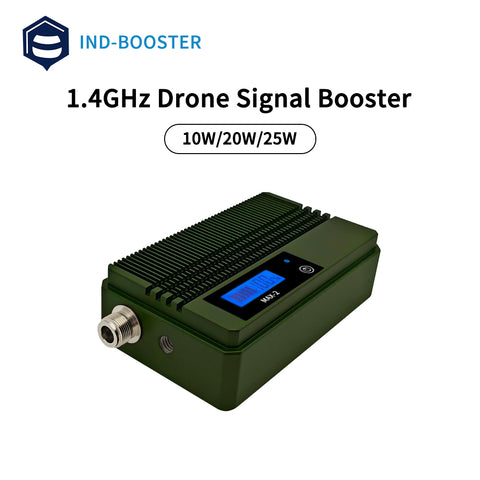 IND-Booster MAX-2 1.4GHz 10w 20w Portable FPV Drone Booster inbuilt battery