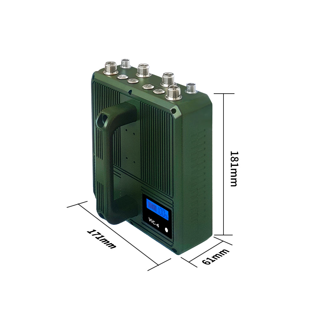 IND-Booster VIC-4 4-Band Omnidirectional Portable Drone Jamming Device