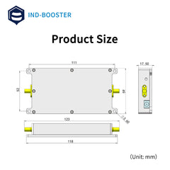 New band 2.3GHz 2300-2400MHz high power bidirectional amplifier FPV amplifier RF module both TX and RX